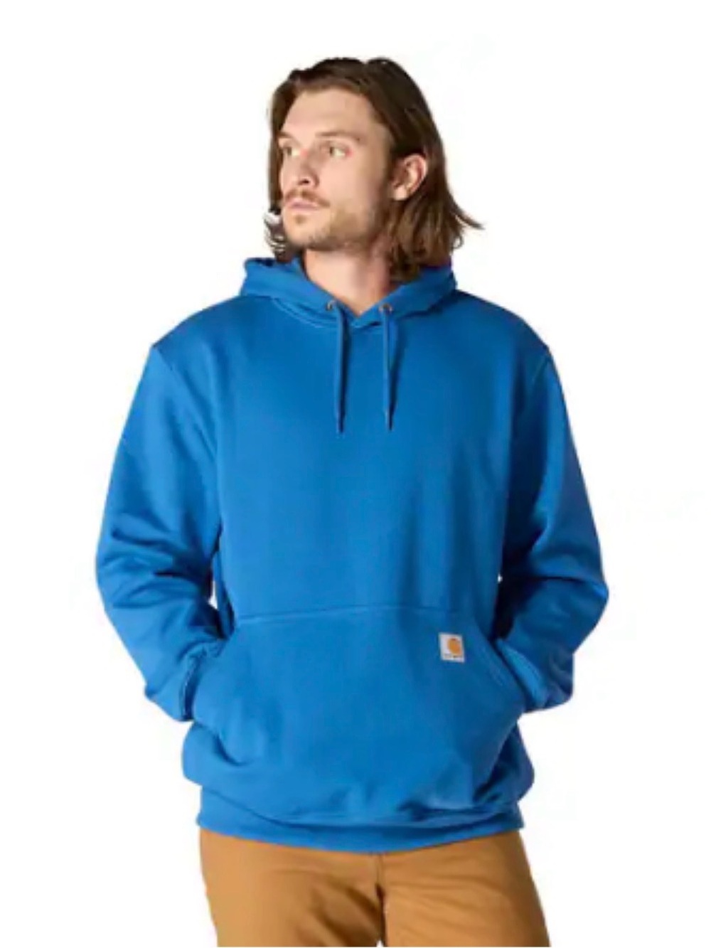 Carhartt Men’s Blue Hooded Pullover Sweatshirt Large NWT